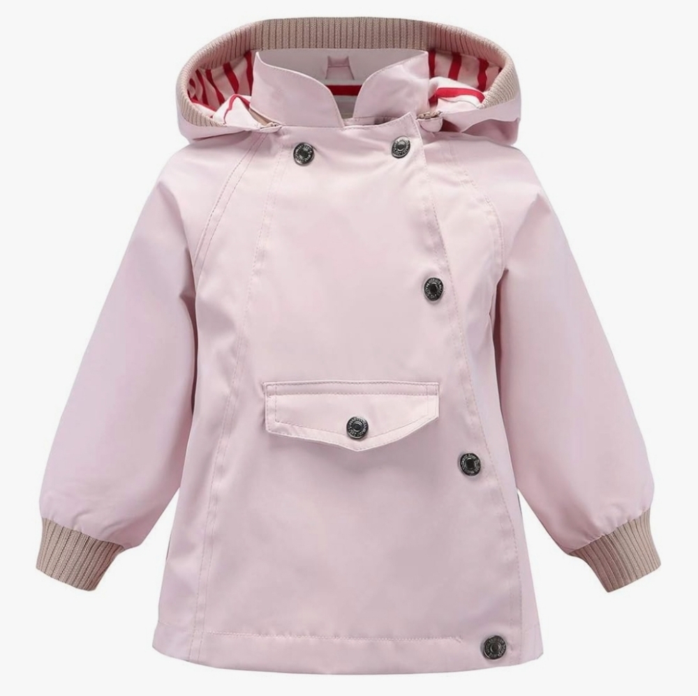Pink Kids Jacket with Hood